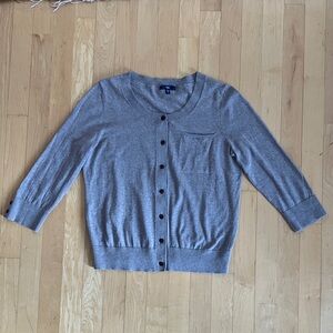3/$20 100% cotton brown taupe GAP cardigan medium